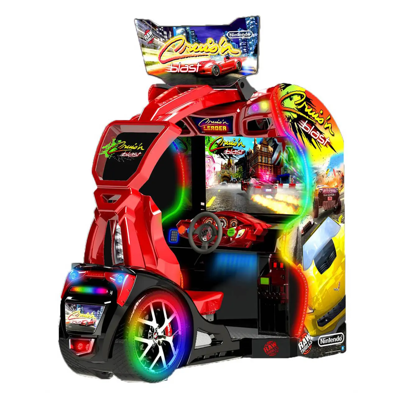 cruisn blast arcade machine