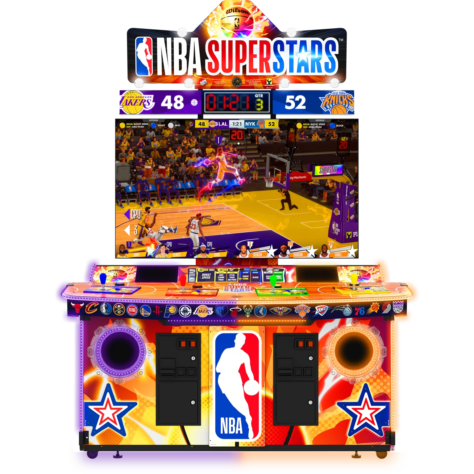 nba superstars arcade machine