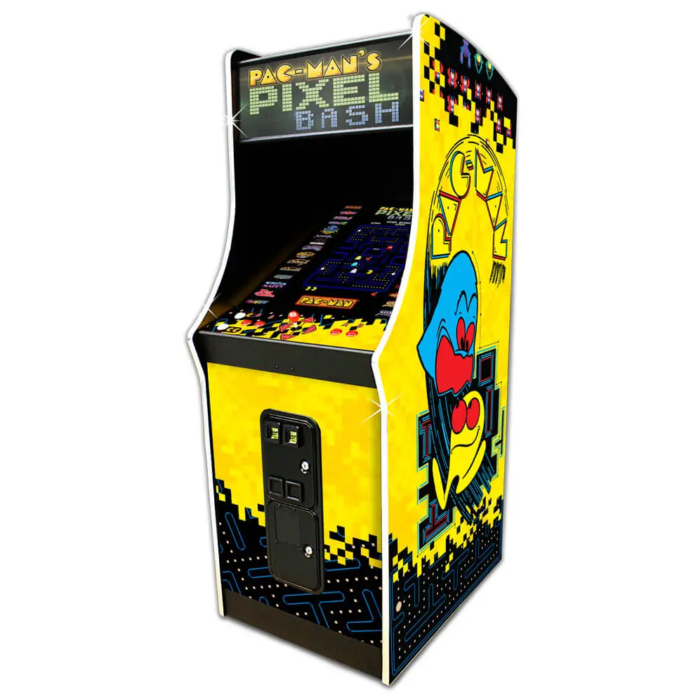 pac man pixel bash coin operated arcade machine