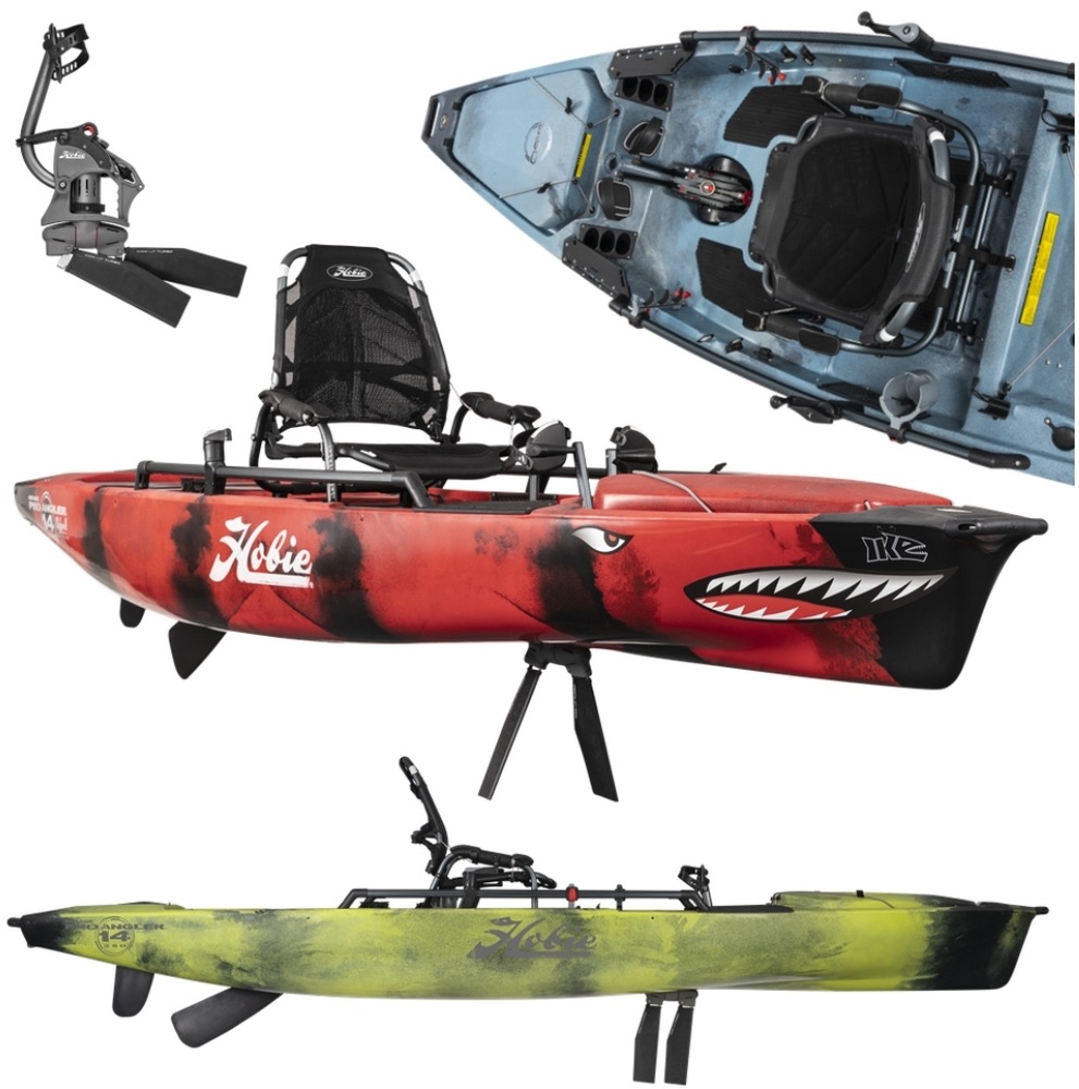 The 2023 Hobie Mirage Pro Angler 14 fishing kayak for sale is the ultimate fishing machine designed for serious anglers who demand stability, control, and premium performance on the water. Built with Hobie’s advanced engineering, this kayak delivers unmatched maneuverability and stealth for both freshwater and saltwater fishing.